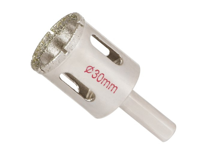 Алмазна коронка по керамограниту для плитки 30мм. Sigma 1541301