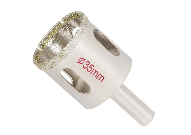 Алмазна коронка по керамограниту для плитки 35мм. Sigma 1541351