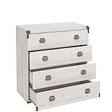 Комод JKOM_4s_80 Монтана(Индиана) (BRW/БРВ Україна) 800х400х870мм, фото 7