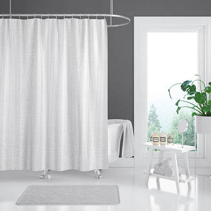 Штора для душа вузька 120*200 см Marble Tropik Туреччина, фото 1
