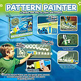 Планшет Magic Pad 3D для малювання D 6230 пензель, що світиться, 4 трафарети, 2 клейких світяться полотна паперу, лист з, фото 3