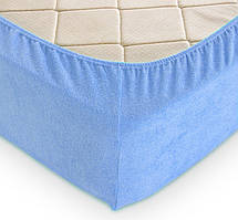 ТМ TAG Простирадло махрове на гумці (180х200х30) Placid Blue