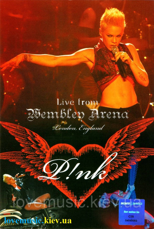 Відео диск PINK Live from Wembley arena (2007) (dvd video)