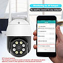 Вулична поворотна IP WiFi FHD камера Wonsdar XM02-8MP. iCSee, фото 8