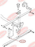 Втулка заднього амортизатора, нижня BC0238, фото 2