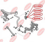 Подушка (втулка) заднього стабілізатора BC02662, фото 2