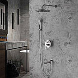 Вбудована система для душу GAPPO G7199-30 з 3-функціями, вилив - перемикач на лійку, нержавіюча сталь, фото 2