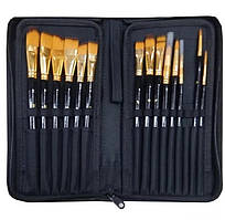 Набір пензлів Josef Otten у пеналі 15 шт