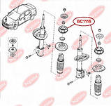 Опора стійки амортизатора переднього (без підшипника) BC1116, фото 2
