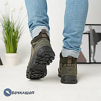 Чоловічі вологостійкі черевики хакі, фото 3