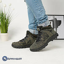 Чоловічі вологостійкі черевики хакі, фото 5