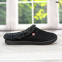 Тапочки чоловічі домашні чуні Dago Style чорні 3063, фото 2