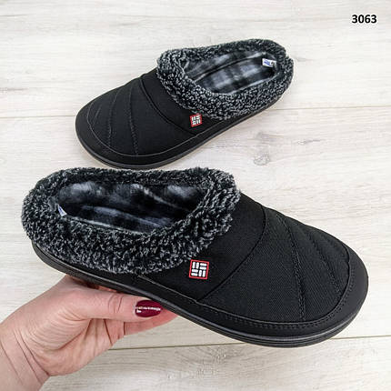 Тапочки чоловічі домашні чуні Dago Style чорні 3063, фото 1