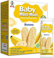 Hot Kid, Baby Mum-Mum, бананово-рисовые сухари, 24 сухарика, 1,76 унц. (50 г)