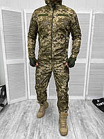 Зимний костюм тактический пиксель Softshell ВСУ Костюм пиксельный Софтшелл зимняя военная форма (DB-12303)