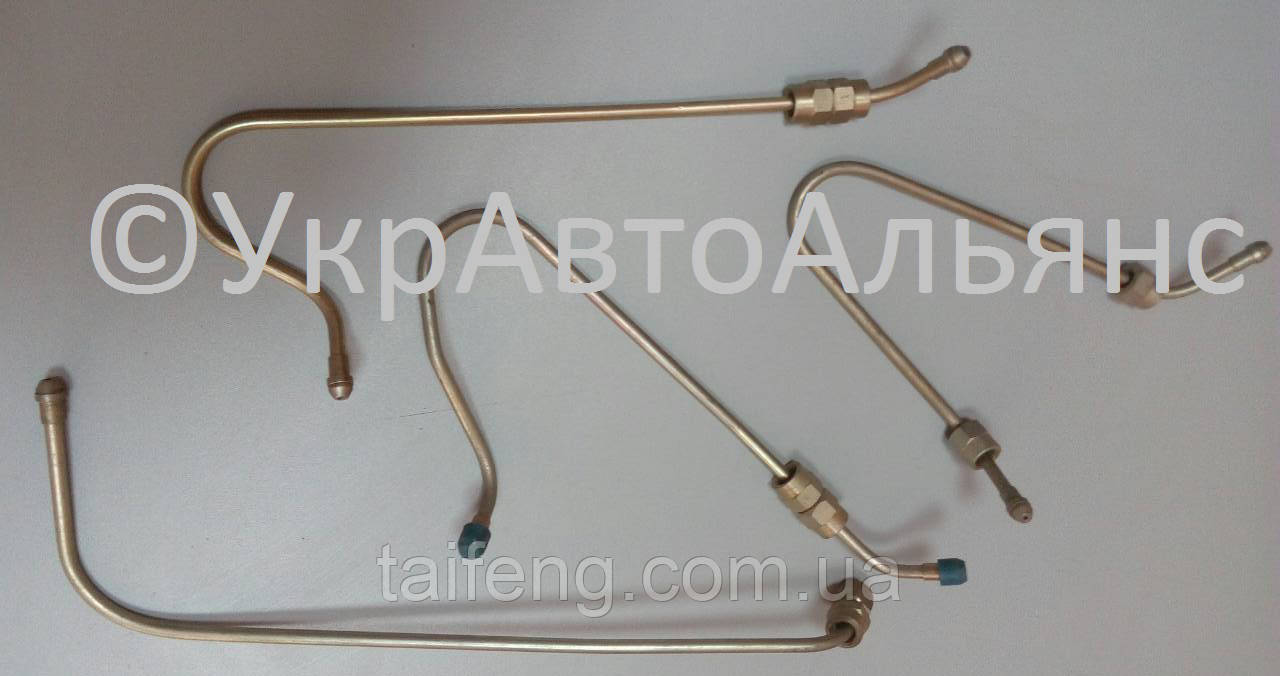Паливопровід (трубки ТНВД) комплект Foton, Dong Feng 4100QB 3,3 L, 4102QB 3,76 L, CY4100Q 3,7 L
