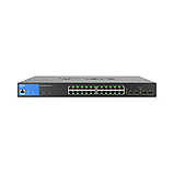 Комутатор Linksys 24-Port Managed Gigabit Ethernet Switch with 4 10G SFP+ Uplinks, фото 2