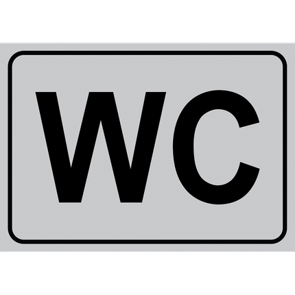 Наклейка А6 (148*105 мм) Туалетна кімната WC (0588), фото 1