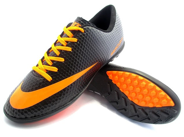 Футбольні стоноги Nike Mercurial Victory Turf Black/Orange/Gray
