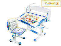 Комплект Evo-kids (стул+стол+полка+лампа) BD-10 BL с лампой