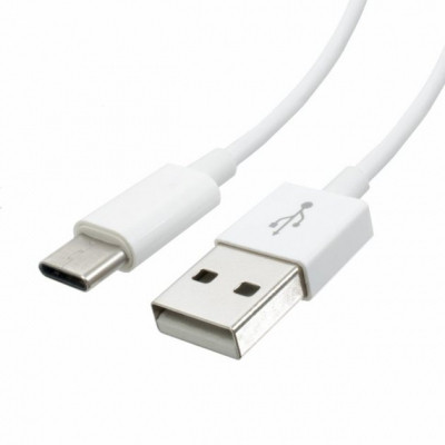 Дата кабель USB 2.0 AM to Type-C 1.0m white OEM Atcom (C001), фото 1