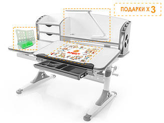 Стол Evo-kids Aivengo (L) Gray (арт.Evo-720 WG)