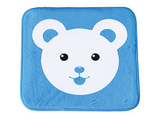 Подушка для стульчика BL (арт. Cusion BL Teddy) - цвет ткани голубой с мышкой.