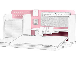 Стенка полка цветная к столу BD-630 Multiclor G/PN (арт. Цвет. стенка к BD-630 PN)