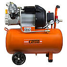 Компресор V 2.5 кВт 435 л/хв 8бар 50 л (2 крани) GRAD (7043945)
