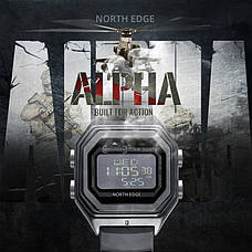 Годинник чоловічий електронний NORTH EDGE ALPHA Чорний (36726), фото 5