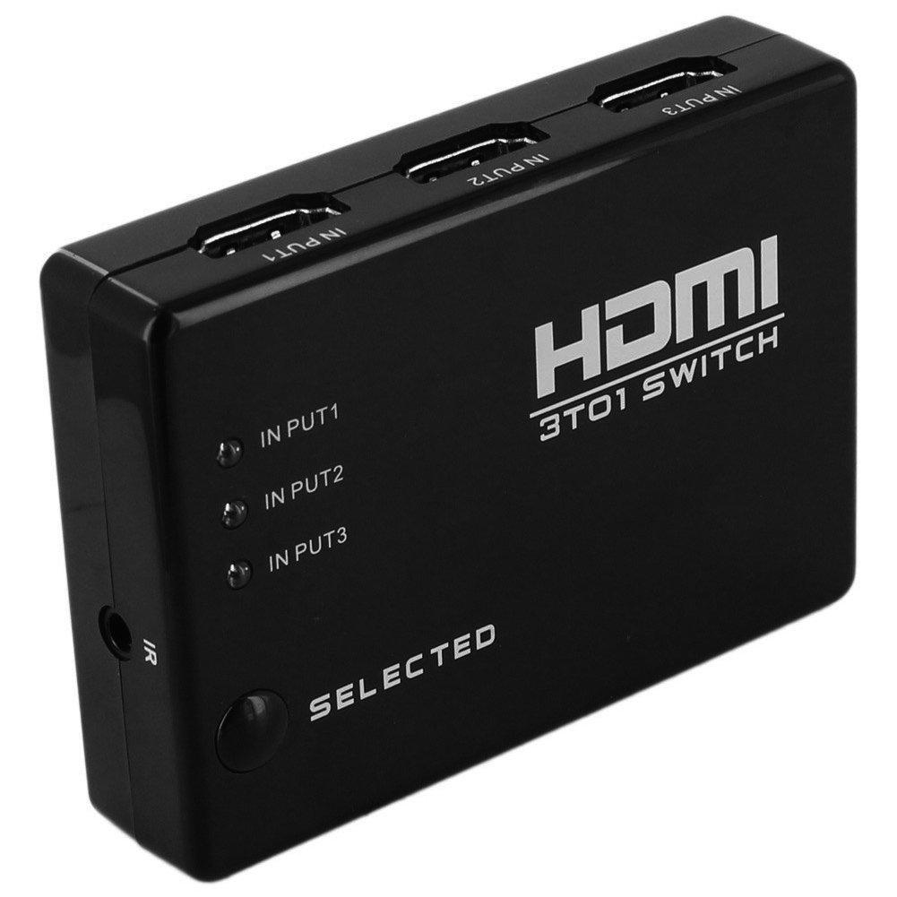 HDMI-переключатель Dellta SY-301 на 3 портов HDMI switch с пультом ДУ (3656) - фото 2 - id-p1360657381