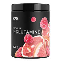Л- глютамін, KFD Premium L-Glutamine 500 грам, Апельсин-Лимон