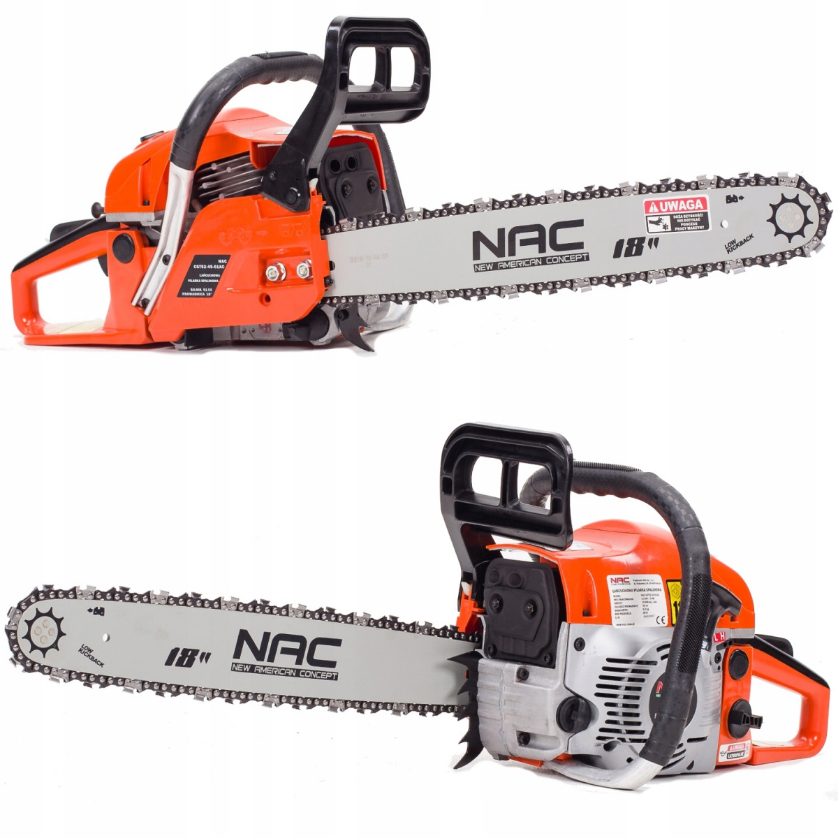 Пила ланцюгова бензинова NAC CST52-45-01AC