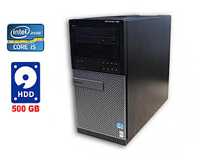 ПК Dell OptiPlex 790 Tower / Intel Core i5-2400 (4 ядра по 3.1 — 3.4 GHz) / 4 GB DDR3 / 500 GB HDD / Intel HD, фото 1