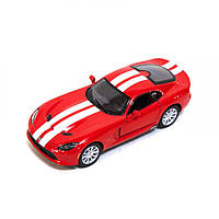 Автомодель легковая SRT VIPER GTS (2013) 5' Kinsmart KT5363FW инерционная, масштаб 1:36 Красный, World-of-Toys