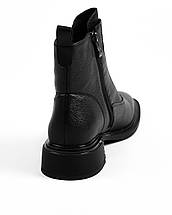 Черевики зі змійкою Geronea 157603 38 Чорна шкіра 36, фото 4