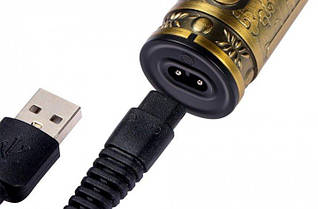 Машинка для стриження бездротова VGR V-085 7897, золотиста, фото 5