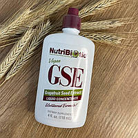 NutriBiotic, веганский экстракт семян грейпфрута GSE, жидкий концентрат, 118 мл