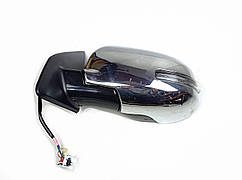 Дзеркало Mitsubishi ASX 1 (2012-2020) 0-2-й рестайлінг заднього виду зовнішнє ліве 9 пін червоне хром накладкою оригінал б/у