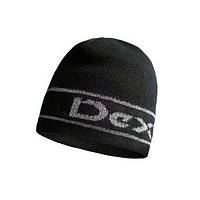 Шапка водонепроницаемая Dexshell DH373BLKSM Beanie Reflective Logo, размер S/M (56-58 см), черная с логотипом