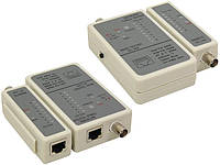 Тестер для RJ45, RG58 кабелей Cablexpert NCT-1 - MiniLavka