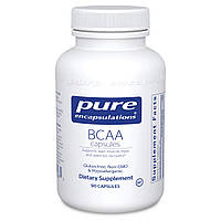 BКAA Капсулы, BCAA, Pure Encapsulations, 90 Капсул