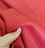 Трикотаж лоден фактурний колір червоний, фото 3