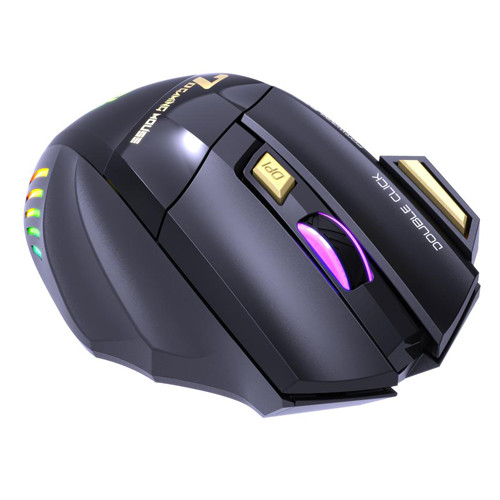 Бездротова мишка, 2.4ГГц і Bluetooth, АКБ підсвітка, iMice GW-X7, чорна ...