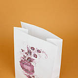 Подарунковий пакет з українською символікою 150*90*240 Білий Подарункові Пакети української тематики Петриківка, фото 3