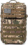 Американський тактичний рюкзак Molle Army Assault QT&QY з USA.Тактичний, Камуфляжний 3 денний. 45 літрів., фото 6