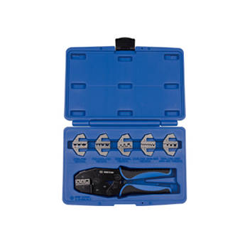 Кримпер храповий для обтискання ізольованих наконечників, 7 предметів   King Tony  (42107GX)