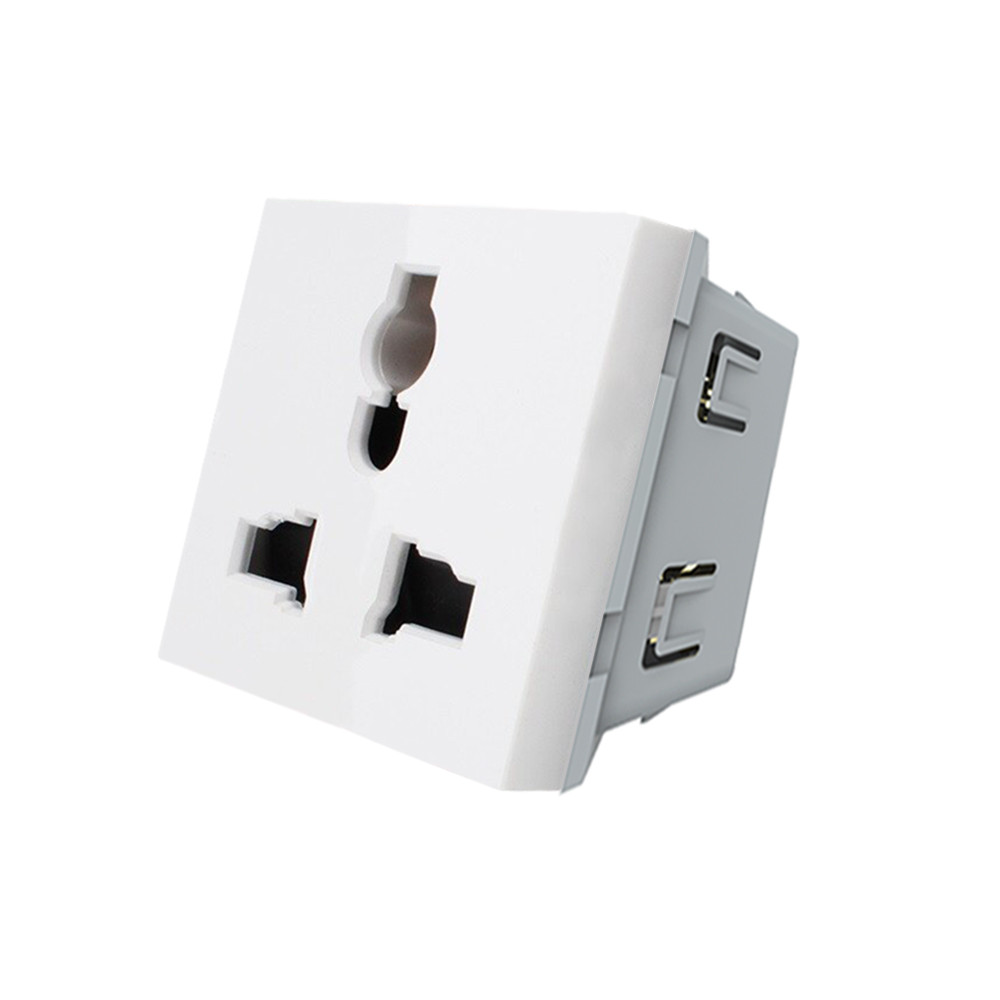 Механизм универсальная розетка LIVOLO 12 стандартов в 1 белый (VL-C7 ...