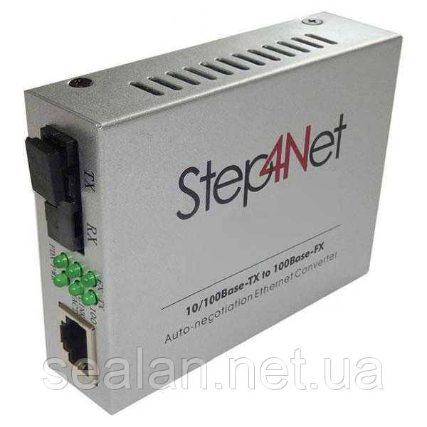 Медіаконвертер 10/100mb 1550 1SC.WDM + 1RJ45 + БЖ Step4Net