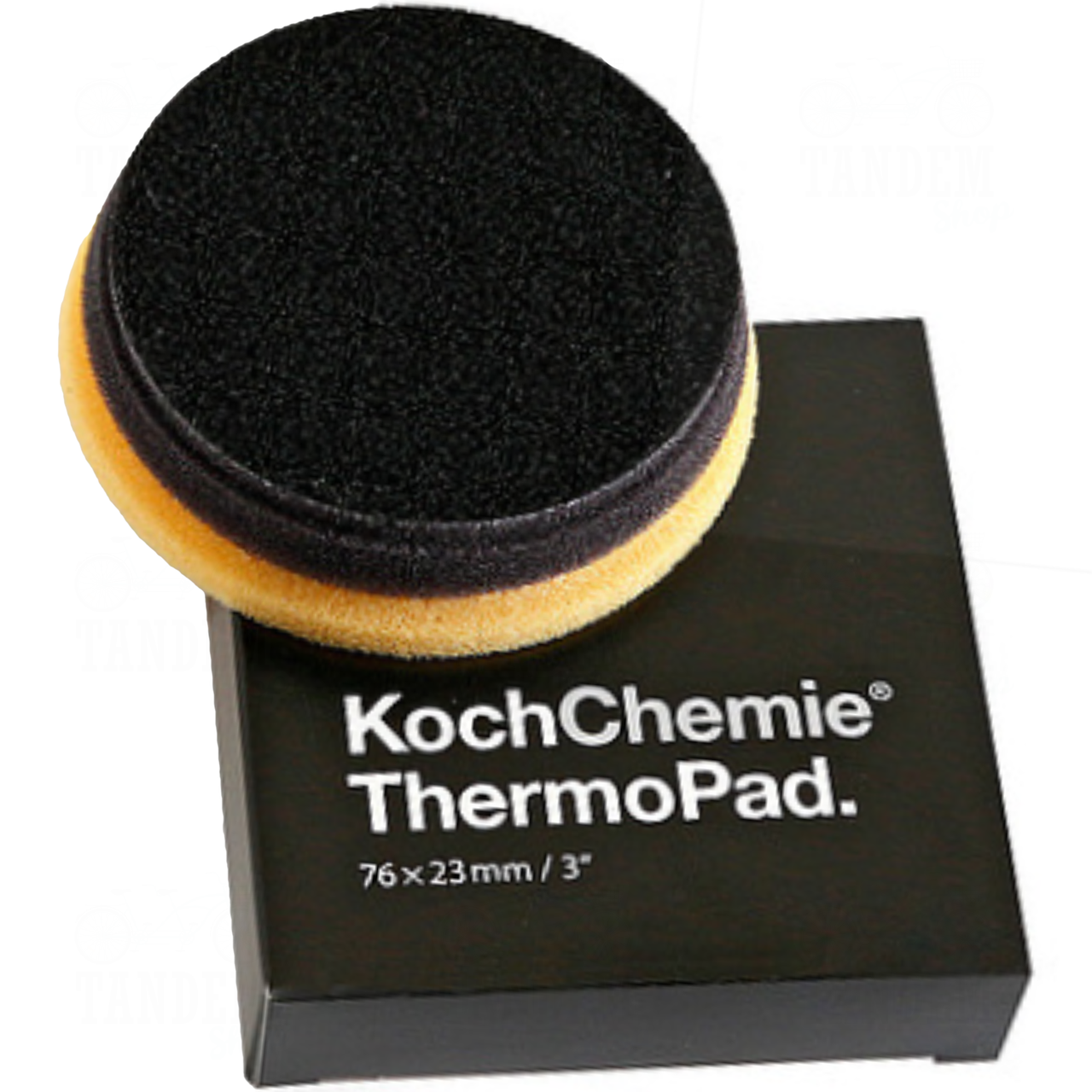 Полірувальний Круг для полірування фар Koch Chemie ThermoPad, Ø76 мм x 23 мм Чорний, фото 1